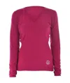 Armani Jeans V-neck Sweater In Red