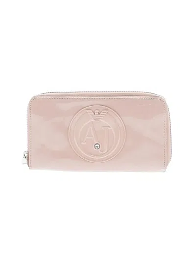 Pre-owned Armani Jeans Wallet In Pink