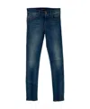 Armani Jeans Zipper Button Denim Pants In Blue