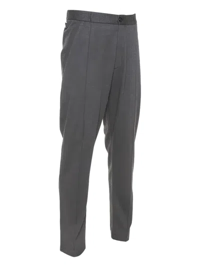 Pre-owned Armani Vintage 2024 Knit Tapered Trousers In Gray