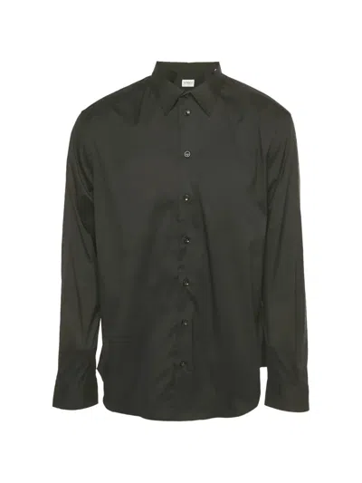 Pre-owned Armani Vintage Long-sleeve Shirt In Black