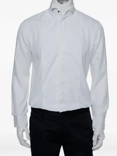 Pre-owned Armani Vintage Wingtip-collar Shirt In White
