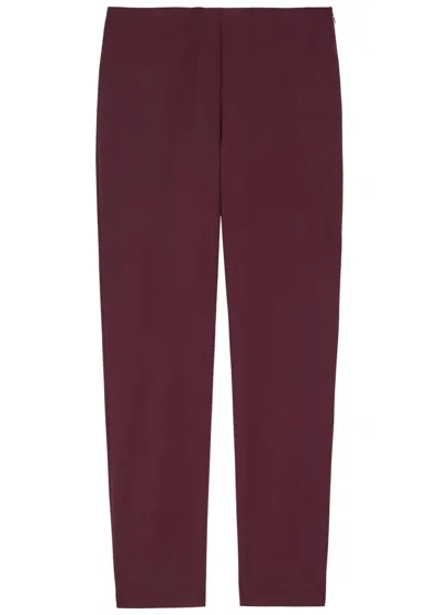 Armarium Asadi Slim-leg Stretch-wool Trousers In Red