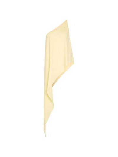 Armarium Asymmetric One-shoulder Top In Yellow
