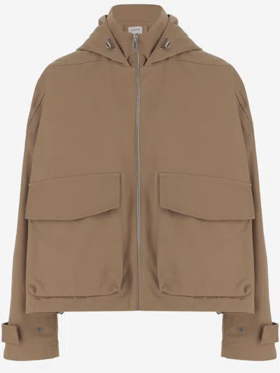 Armarium Beige High Collar Cotton Jacket