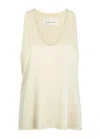 Armarium Bianka Stretch-silk Top In Yellow