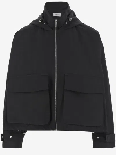 Armarium Black High Collar Cotton Jacket