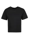 Armarium Black Slim Fit Cotton T-shirt In Black