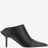 Armarium Leather Mules In Black