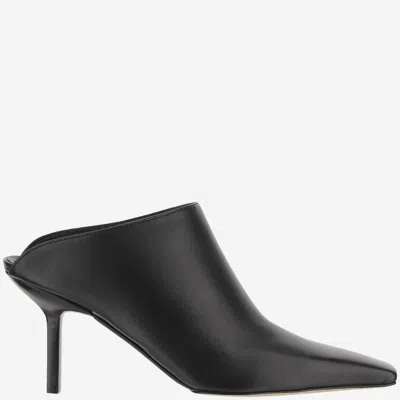 ARMARIUM BLACK SLIP ON MULES