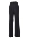 Armarium Carlo Herringbone Trousers In Black