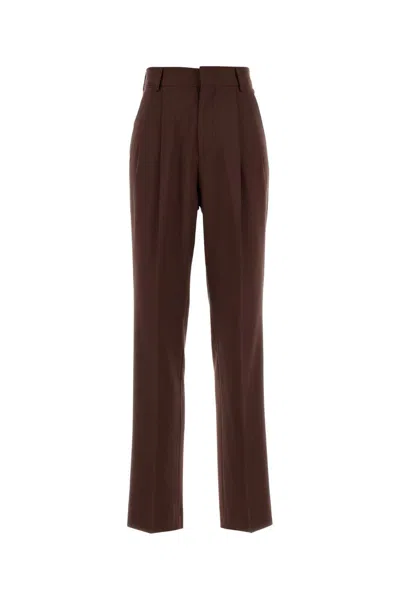 Armarium Celia Virgin Wool Pant In Brown