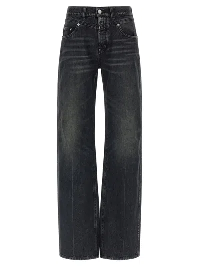 Armarium Cotton Straight-leg Women's Jeans In Blue