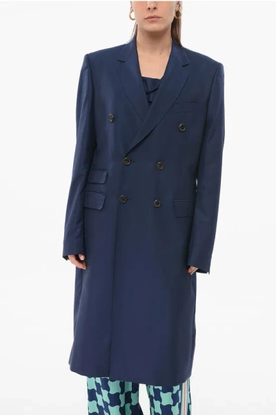 ARMARIUM Double-breasted Coat with Notch Lapel