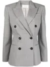 Armarium Double-breasted Wool Jacket In Gray