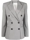 Armarium Double-breasted Wool Jacket In Gray
