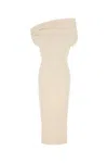Armarium Cream Stretch Bouclã© Debra Dress In Yellow