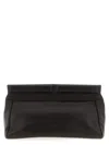 Armarium Fold-over Top Eloisa Clutch Bag In Black
