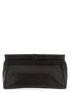 Armarium Fold-over Top Eloisa Clutch Bag In Black