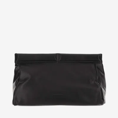 Armarium Eloisa Leather Handbag In Black
