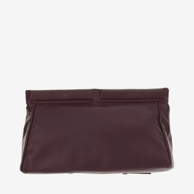 Armarium Eloisa Leather Handbag In Red