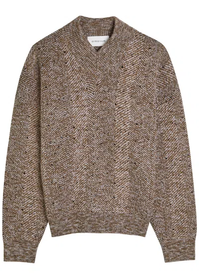 Armarium Ernesto Wool-blend Jumper In Brown