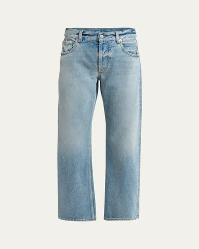 Armarium Fergus Distressed Denim Pants In Light Blue