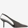 Armarium Evelina Leather Slingback In Green