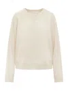 Armarium Enni Cashmere Crewneck Sweater In White