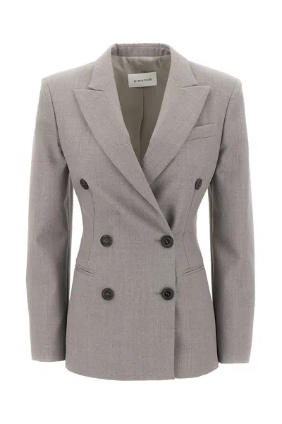 ARMARIUM GREY WOOL MYRA BLAZER