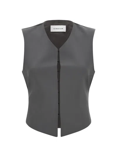 Armarium Guia Gilet Gray In Black