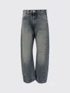 Armarium Washed Denim Jeans With Classic Five-pocket Design In Blue