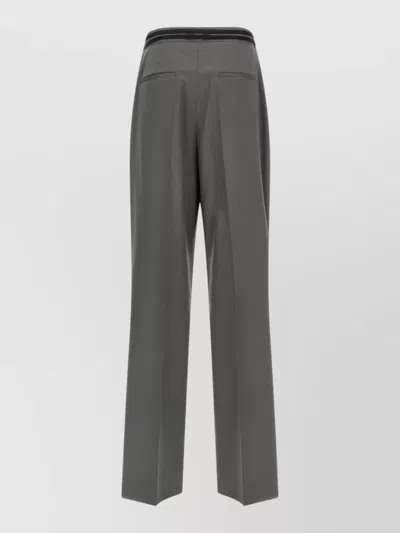 Armarium Juno Tailored Pants Featuring Belt Loops In Gray