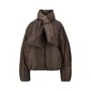 Armarium Scarf Jacket In Brown