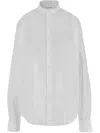 Armarium White Stretch Poplin Oversize Lavinia Shirt In Weiss