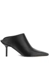 Armarium Leather Mules In Black