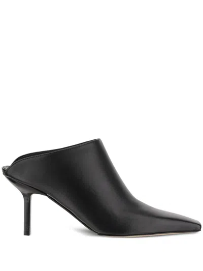 Armarium Leather Mules In Black