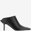 Armarium Leather Mules In Black