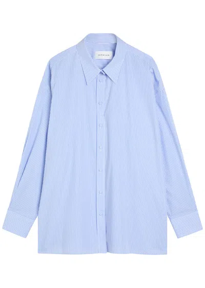 Armarium Leo Striped Cotton Shirt In Blue