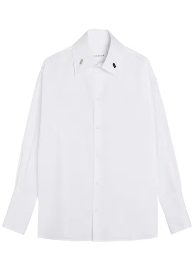Armarium Malik Cotton-poplin Shirt In White