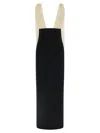Armarium V-neck Maxi Dress In Black