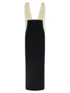 Armarium V-neck Maxi Dress In Black
