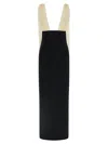 Armarium V-neck Maxi Dress In Black