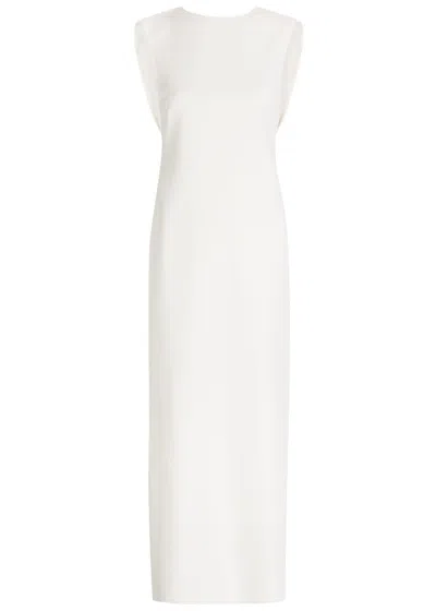 Armarium Mina Shift Style Midi Dress In White