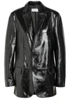 Armarium Noah Glossed Leather Blazer In Black