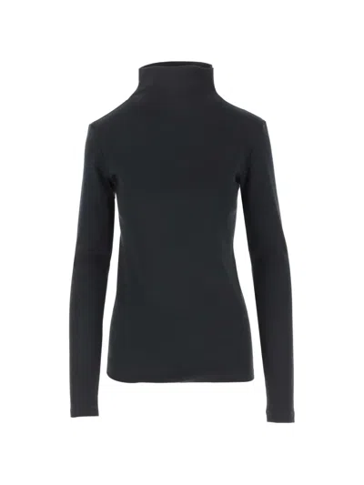 Armarium Oriana Roll-neck Top In Black