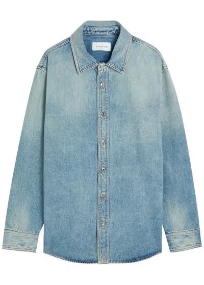 Armarium Oversized Denim Shirt In Blue