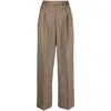 Armarium Giorgia Solaro Wool Pants In Brown