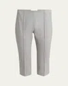 Armarium Paride Knee Length Wool Pants In Grey