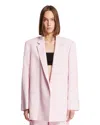 Armarium Pink Viscose Rea Jacket In Pink